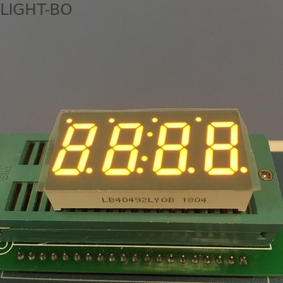 Un buon prezzo. 0,49 colori ambrati dell'esposizione principali segmento della cifra 7 del lnch 4 per l'indicatore di temperatura in linea