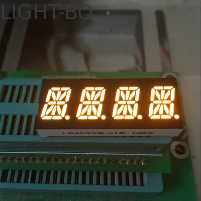 Display a LED alfanumerico a tre cifre 20mA Consumo di corrente attraverso il tipo di montaggio del foro Display chiaro e chiaro