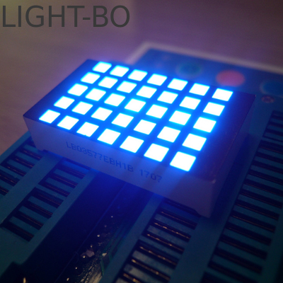 Display LED dot matrix 5x7 ad alta luminosità con elevato tasso di aggiornamento e da -20°C a 70°C