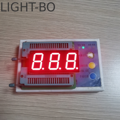 Display a catodo rosso ultra luminoso a tre cifre a sette segmenti per display esterno