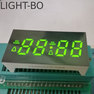 Display LED a anodo giallo-verde a 7 segmenti per il controllo del timer del forno