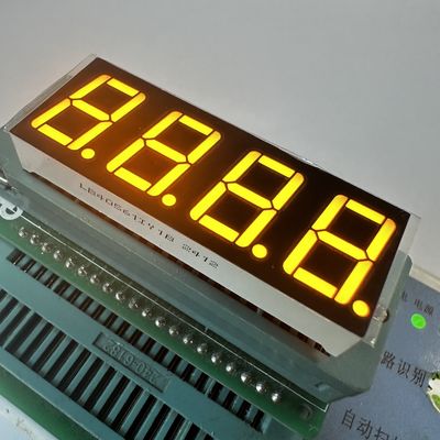Display LED a 7 segmenti da 14,2 mm a 4 cifre, ambra, anodo comune, per controllo temperatura
