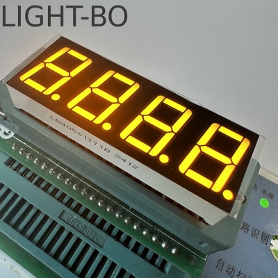 Ultra Bright Amber 4 Digit 14.2mm 7 Segment LED Display Anodo comune per il controllo della temperatura