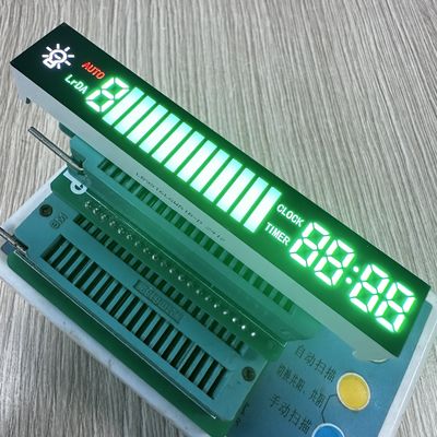 Un buon prezzo. Modulo display LED a 7 segmenti Pure Green/ Bianco / Rosso, catodo comune, per cappa da cucina in linea