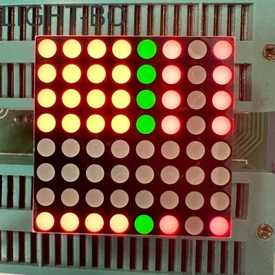 Performance comune dello stabilizzatore dell'anodo 3 mm 8*8DOT Display LED a matrice bicolore rosso/verde per segnali in movimento