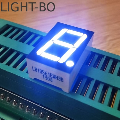 Display LED a 7 segmenti a singola cifra Anodo comune bianco per indicatore digitale