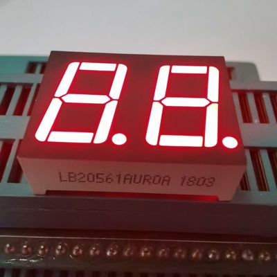 Display LED a 7 segmenti da 0,56 pollici a 2 cifre rosso ultra luminoso ad anodo comune