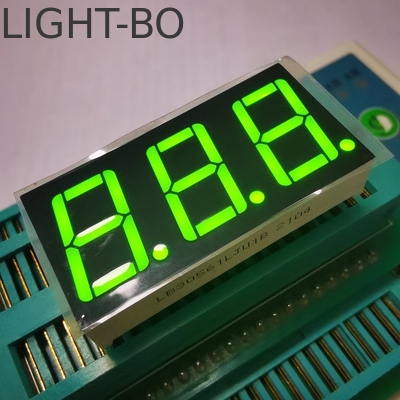 Un buon prezzo. Display a LED a 7 segmenti a tripla cifra da 0,56 pollici Super luminoso Giallo Verde in linea