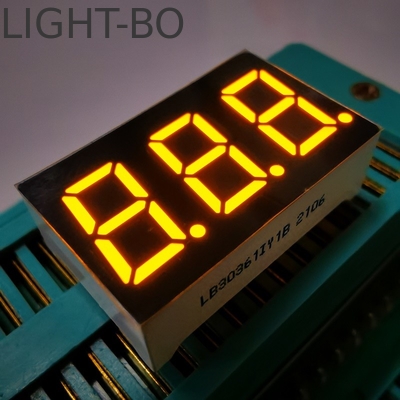 Un buon prezzo. Display a LED Super Bright Amber 7 Segmento 3 Cifre 9,2 mm Catodo comune per pannello di misura in linea