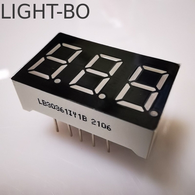 Un buon prezzo. Display LED Super Bright Amber 7 Segmento 3 Cifre 9,2 mm Catodo comune per pannello di misura in linea
