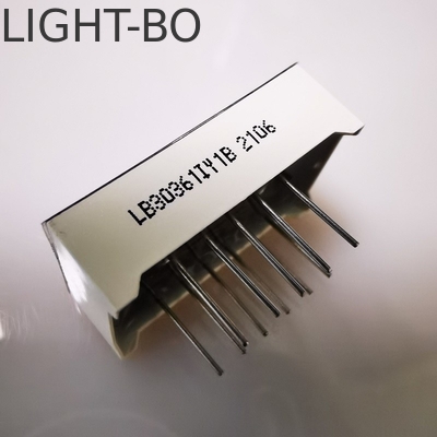 Display a LED a catodo comune ad ambra super luminosa 7 segmento 3 cifre 9,2 mm per pannello di misura