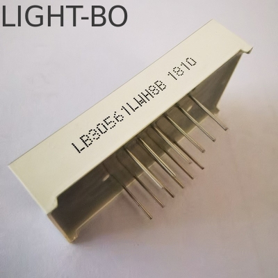 Ultra Bright White Grey Surface 7 Segment 3digit 14.2mm Display LED a catodo comune per controllore di temperatura