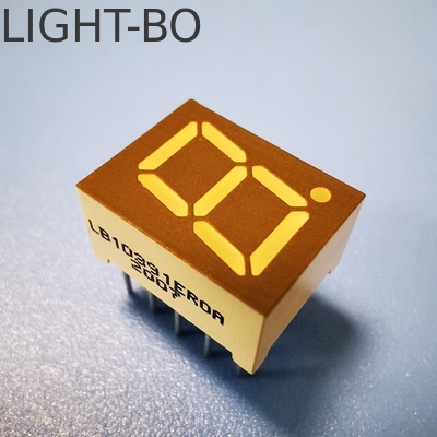 Display a LED rosso brillante singolo 0.39 pollici 7 segmenti catodo comune per il pannello strumentale
