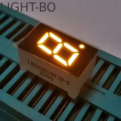 Un buon prezzo. Colore ambra 7,62 mm Single Digit 7 Segmento LED Display anodo comune in linea