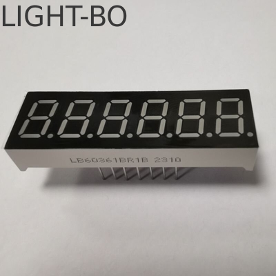 Display a LED a 7 segmenti a 6 cifre da 0,36 pollici, ampiamente utilizzato per il pannello degli strumenti