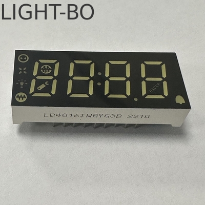 Display LED a 7 segmenti a 4 cifre a catodo comune multicolore per il pannello di controllo del frigorifero