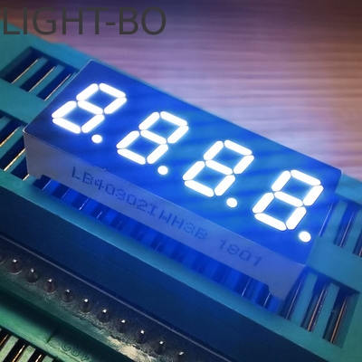 Display a LED a 7 segmenti bianco da 7,62 mm 4Digit Anodo comune per indicatore di temperatura