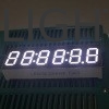 Display LED bianco a 7 segmenti a 6 cifre 9,2 mm catodo comune per timer di conto alla rovescia digitale
