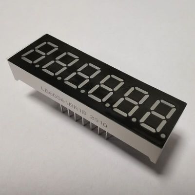 Un buon prezzo. Display LED a 6 cifre a 7 segmenti con altezza 9,2 mm e catodo comune per timer di conto alla rovescia digitale in linea