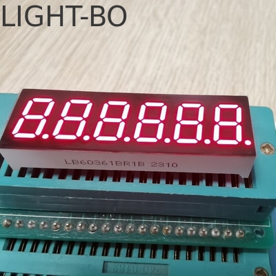 Un buon prezzo. Display LED a 7 segmenti rosso alto luminoso 6 cifre 9,2 mm Catodo comune per timer di conto alla rovescia digitale in linea