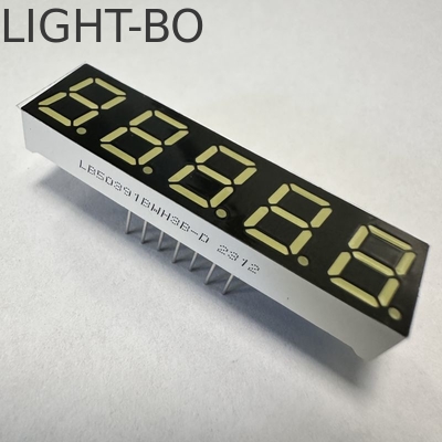 Ultra Bianco 7 Segmenti LED Display 5 Cifre 0,39 pollici Anodo Comune per Indicatore Digitale
