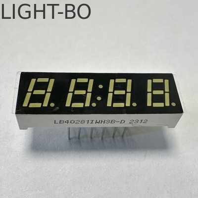 Un buon prezzo. Display a LED 7 mm Ulrta Bianco brillante 4 cifre 7 segmenti Catodo comune per pannello multimetro in linea
