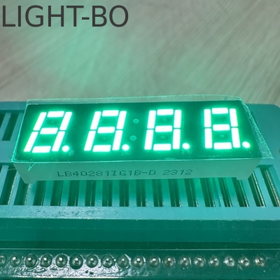 Display verde a 4 cifre a 7 mm a LED con anodo comune a 7 segmenti per regolatore di temperatura