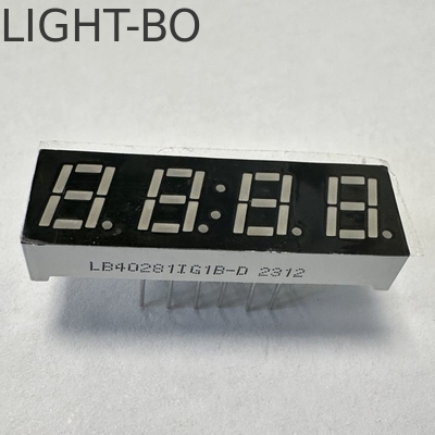 Display a LED 7 segmento 4 cifre Catoda comune verde puro per l'umidità di temperatura