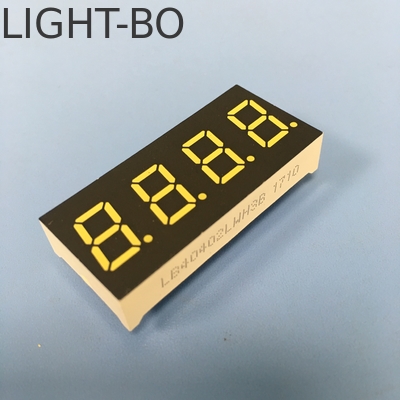 4 cifre 0,4 pollici 7 segmenti Ultra Bianco LED Display Anodo comune per monitoraggio accurato strumento
