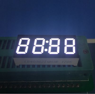 Un buon prezzo. Display a clock a 7 segment LED bianco ultra luminoso da 0,36 pollici con anodo comune a 4 cifre per controllo timer digitale in linea