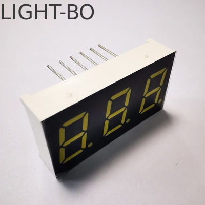 Un buon prezzo. Giallo Verde Triplice Digit 7 Segmento LED Display Anodo comune in linea