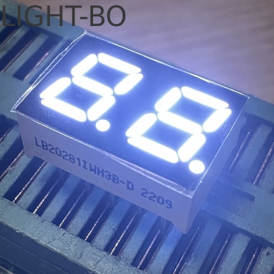 Alto rosso brillante a 2 cifre 7 mm 7 segmenti LED Display Catodo comune per elettrodomestici