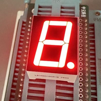 Un buon prezzo. Display LED a 7 segmenti, cifra singola, rosso ultra brillante, 0.8 pollici, catodo comune, per indicatori digitali in linea