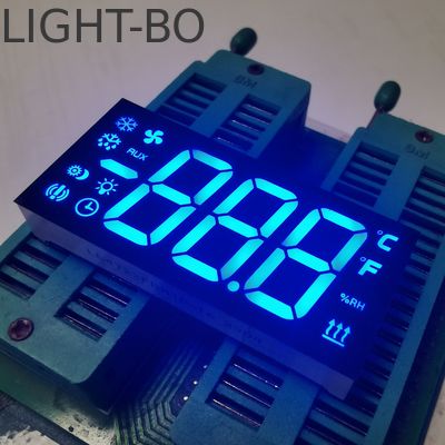 Display a LED a 7 segmenti a 3 cifre ad Ultra Blu