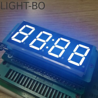4 cifre 7 segmenti LED Clock Display Anodo comune Bianco 14,2 mm per Timer Digitale