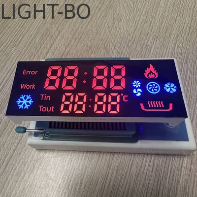 Display a LED a 7 segmenti Ultra Rosso/Azzurro personalizzato per il controller della pentola a gas