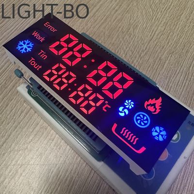 Display LED a 7 segmenti a anodo comune Ultra Rosso/Azzurro per il controller della pentola a gas
