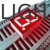 Display a catodo comune a singola cifra da 0,39 pollici 7 segmenti Ultra luminoso LED rosso per il pannello degli strumenti