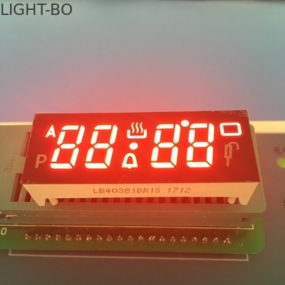 Tipo comune rosso eccellente di Pin della IMMERSIONE di segmento della cifra 7 dell'anodo 4 dell'esposizione di LED di abitudine