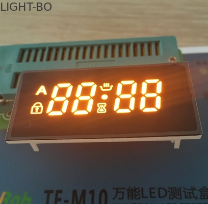 Anodo comune luminoso del display a 7 segmenti della cifra dell'ambra 4 per controllo del temporizzatore del forno
