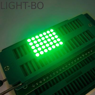 Un buon prezzo. Display LED a matrice di punti verde puro a catodo comune da 1,9 mm in linea