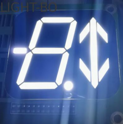 Display LED a 7 segmenti + freccia bianco ultra luminoso da 1,2 pollici per indicatore di piano ascensore 40*46mm