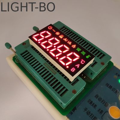 Display LED verde/rosso a 4 cifre a 7 segmenti per il regolatore del condizionatore d'aria
