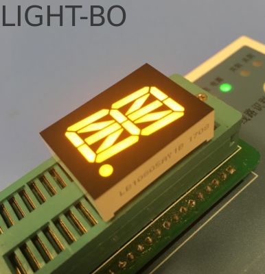 Un buon prezzo. 0.8inch 16 Segment Alphanumeric LED Display Yellow Single Digit Common Anode For Elevator Indicator in linea