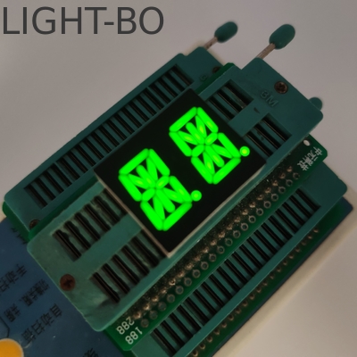 Display LED alfanumerico a catodo comune 2 cifre 13,8 mm 14 segmento
