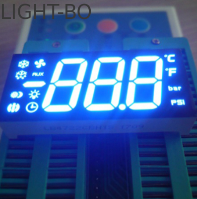 Un buon prezzo. Display LED a 7 segmenti a tri cifre blu ultra luminoso personalizzato anodo comune per il controllo del frigorifero in linea