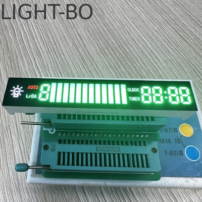 Un buon prezzo. Modulo display LED a 7 segmenti Pure Green/ Bianco / Rosso, catodo comune, per cappa da cucina in linea