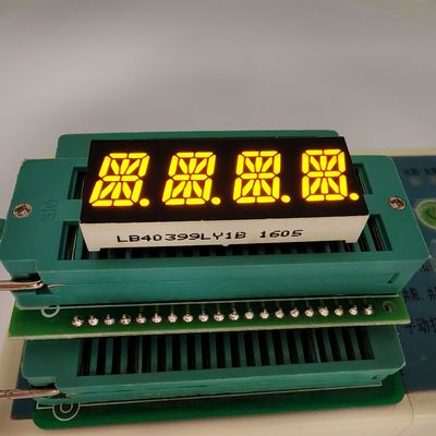 Un buon prezzo. 4 Digit 16 Segment Yellow Alphanumeric LED Display for Instrument Panel in linea