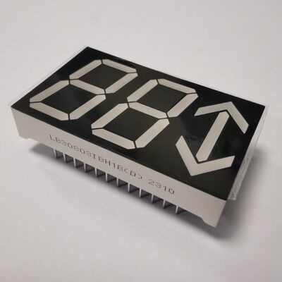 Display a LED ad anodo comune a 7 segmenti a 3 cifre + freccia per indicatori di piano/ascensore