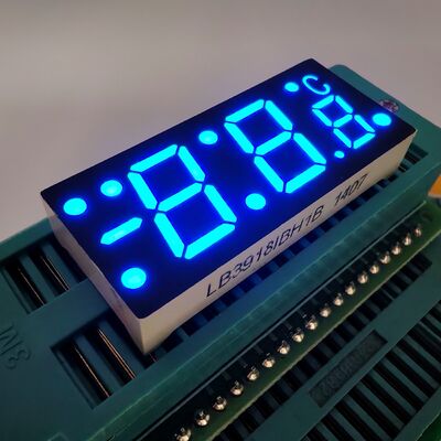 Un buon prezzo. Display LED blu personalizzato a 7 segmenti per indicatore di temperatura in linea
